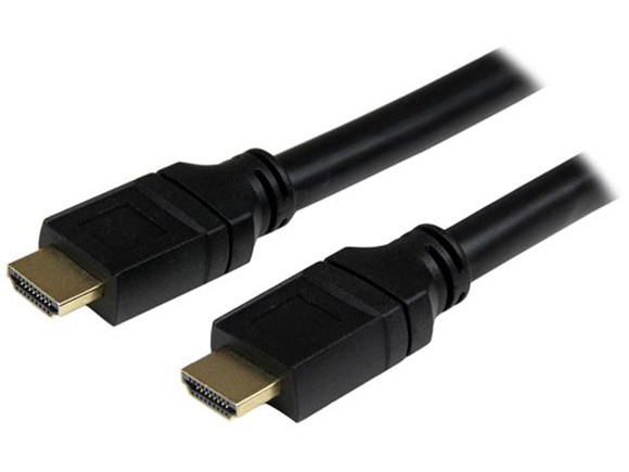 HDMI 1.4 ケーブル/7.6m/4K30Hz/イーサネット対応/ハイスピードHDMI/プレナム定格/オス・オス/ブラック HDPMM25