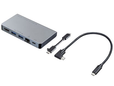 サンワサプライ USB Type-C ドッキングハブ USB-3TCH15S2