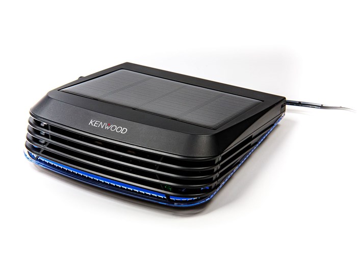 KENWOOD(ケンウッド) 除菌消臭 低濃度オゾン発生器 ソーラータイプ DC12V/24V・USB対応 フィルターレス・ファンレス CAX-DS01 ブラック