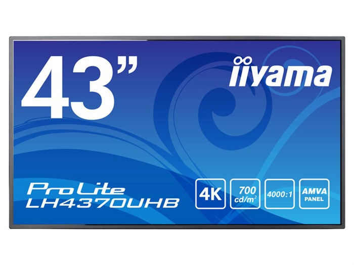 イーヤマ ＜ProLite＞55型サイネージディスプレイ ProLite LH5570UHB(3840 x 2160/HDMI x 2/ブラック/スピーカ：無し/4K/AMVA/メディアプレイヤー機能/24時間連続使用) LH5570UHB-B1
