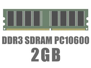 DIMM DDR3 SDRAM PC3-10600 2GB バルク