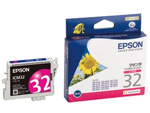 EPSON エプソン 純正 インクカートリッジ マゼンタ 32番 カラリオプリンター･･･