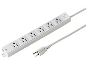 TAP-K6NSP-3 工事物件雷ガードタップ (3P・6個口・3m)