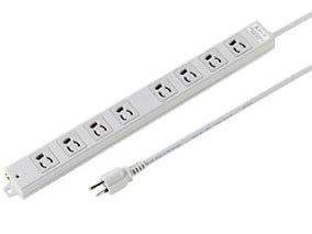 TAP-K8SP-3 工事物件雷ガードタップ (3P・8個口・3m)