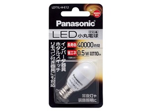 【納期目安：約10営業日】パナソニック LED電球 小丸電球 0.5W E12口金 LDT1L･･･
