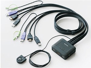 ELECOM KVM-HDHDU2 [HDMI対応パソコン切替器 2台用] 商品画像1：XPRICE