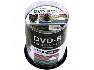 【納期目安：１週間】磁気研究所 HIDISC DVD-R 4.7GB 100枚スピンドル 1～16･･･