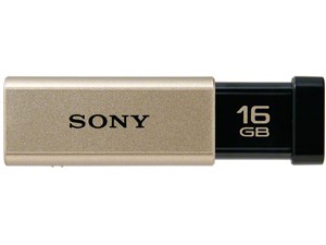 SONY USM16GT N ゴールド ポケットビット [USB3.0対応 USBメモリ(16GB)] 商品画像1：XPRICE