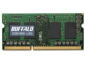 D3N1600-L8G [SODIMM DDR3L PC3-12800 8GB] 商品画像1：サンバイカル