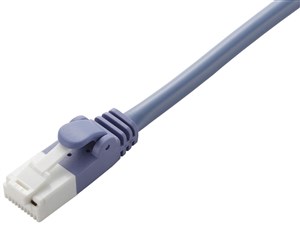 ELECOM LD-CTXT/BU50 ブルー [ツメ折れ防止クロスケーブル(Cat5E準拠) 5m]