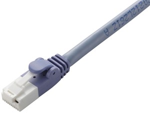 ELECOM LD-GPT/BU10 ブルー [ツメ折れ防止LANケーブル(Cat6対応) 1m]