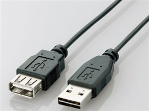 エレコム USB2.0ケーブル/リバーシブルコネクタ/A-A延長タイプ/ノーマル/3m/･･･