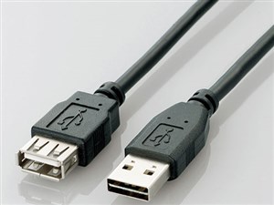 エレコム USB2.0ケーブル/リバーシブルコネクタ/A-A延長タイプ/ノーマル/5m/･･･