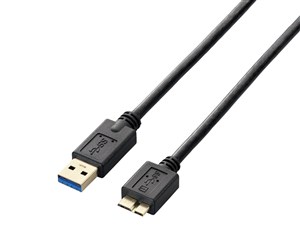 ELECOM USB3-AMB10BK ブラック [USB3.0ケーブル（A-microB） 1m]