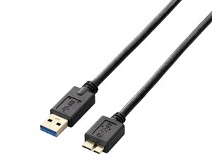 ELECOM USB3-AMB15BK ブラック [USB3.0ケーブル（A-microB） 1.5m] 商品画像1：XPRICE