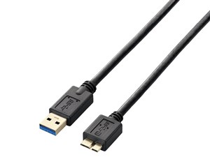 エレコム USB3.0ケーブル/A-microBタイプ/スタンダード/2m/ブラック USB3-AMB･･･