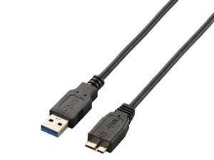 ELECOM USB3-AMBX15BK ブラック [極細USB3.0ケーブル（A-microB） 1.5m]