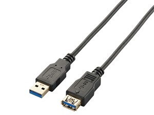 ELECOM USB3-EX20BK ブラック [極細USB3.0延長ケーブル（A-A） 2m] 商品画像1：XPRICE