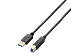 ELECOM USB3-AB10BK ブラック [USB3.0ケーブル（A-B） 1m] 商品画像1：XPRICE