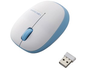ELECOM M-BL20DBBU ブルー [ワイヤレスBlueLEDマウス] 商品画像1：XPRICE