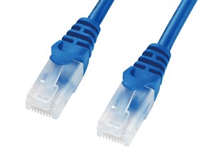 ツメ折れ防止CAT5eLANケーブル 1m ブルー LA-Y5TS-01BL
