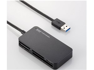 エレコム USB3.0対応メモリリーダライタ MR3-A006BK 商品画像1：リコメン堂