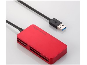 エレコム USB3.0対応メモリリーダライタ MR3-A006RD 商品画像1：リコメン堂