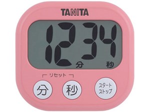 【納期目安：１週間】タニタ でか見えタイマー(99分59秒計/ピンク) TD-384-PK