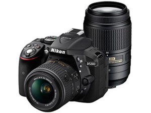 【デジタル一眼カメラ】Nikon D5300 ダブルズームキット [ブラック] 商品画像1：沙羅の木