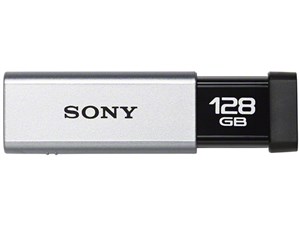 SONY USM128GT S シルバー ポケットビット [USB3.0対応フラッシュメモリ(128GB)] 商品画像1：XPRICE