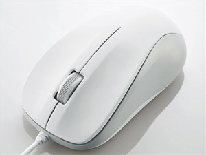 エレコム マウス 有線 3ボタン 軽量 RoHS指令準拠 Windows11 Mac Chrome ホワ･･･