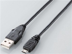 ELECOM GM-U2CAMB20BK ブラック [USB2．0ケーブル micro-Bタイプ PS4対応 2m]