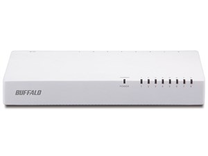 BUFFALO LSW4-TX-8NP/WH ホワイト [スイッチングハブ(8ポート/100/10 Mbps対応)] 商品画像1：XPRICE
