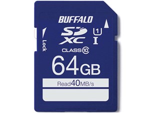 バッファロー UHS-I Class1 SDカード 64GB (RSDC064GU1S) RSDC-064GU1S