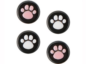 CYBER・スライドパッドカバー ねこにゃん2(3DS/3DS LL用) CY-3DLSPCN2-BK [クロ] 商品画像1：セブンスター貿易