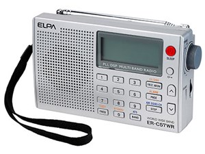 ELPA ワールドラジオ 短波・長波・FM・AM・AIR ER-C57WR