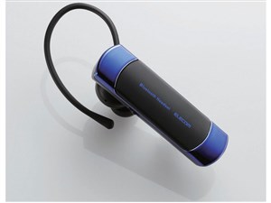 エレコム Bluetooth ヘッドセット A2DP対応 HS20 ブルー LBT-HS20MMPBU 商品画像1：リコメン堂