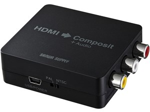 SANWA SUPPLY VGA-CVHD3 [コンバーター(HDMIメス⇒コンポジット出力)]