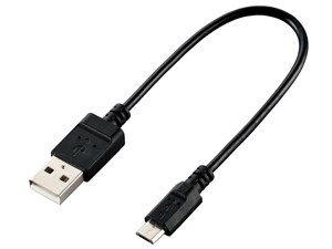 エレコム 【メール便での発送商品】エコUSB2.0ケーブル(A-MicroB) U2C-JAMB01･･･