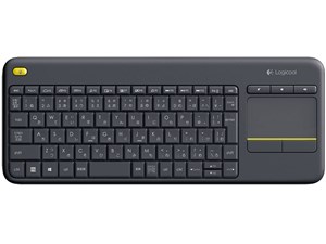 Logicool Wireless Touch Keyboard k400 Plus K400pBK ブラック [ワイヤレス･･･