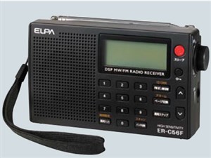 ELPA AM・FM高感度ラジオ ER-C56F