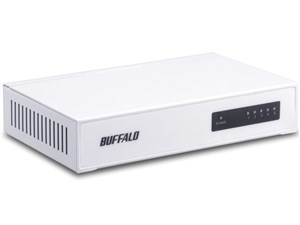 BUFFALO LSW4-TX-5NS/WHD ホワイト [10/100Mbps対応 スイッチングHub]