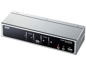 サンワサプライ USB・PS/2コンソール両対応パソコン自動切替器(4:1) SW-KVM4H･･･
