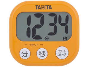 【納期目安：１週間】タニタ でか見えタイマー アプリコットオレンジ TD-384-･･･