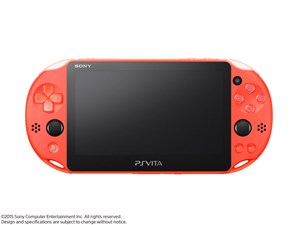 PlayStation Vita (プレイステーション ヴィータ) Wi-Fiモデル PCH-2000 ZA24 [ネオン・オレンジ]　通常配送商品 商品画像1：バリューショッピングPLUS