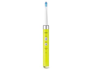 音波式電動歯ブラシ メディクリーン オムロン レモン HT-B311-Y 商品画像1：セイカオンラインショップ