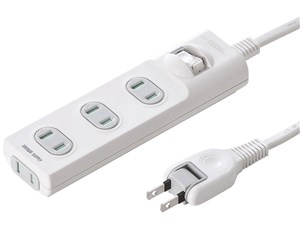 TAP-TSH45SWN (ホワイト) 火災予防安全タップ (2P・4個口・5m)