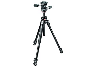 290DUAL アルミニウム3段三脚+3ウェイ雲台キット MK290DUA3-3W
