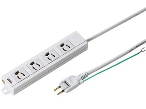 TAP-MG341N2PN-5 電源タップ (3P・4個口・5m) 商品画像1：eONE