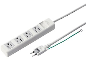 TAP-N3425MGN 電源タップ (3P・4個口・2.5m)